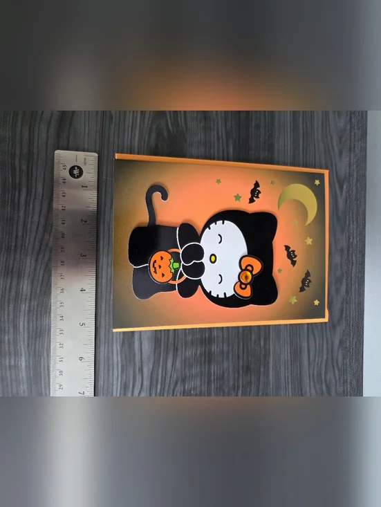 Papyrus Hello Kitty Halloween Card - Picture 2 of 6
